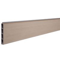 Pack 3 lames Althéa moka avec renfort pour clôture en bois composite Main Image