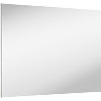 Miroir sur panneau avec cote metal reflet 60 x 90 cm Main Image