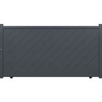 Portail coulissant Aluminium Sibari