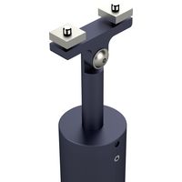 Balustrade Lisséo en aluminium - Poteau en latéral - Extérieur