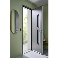 Porte d'entrée Angele Aluminium poignée Iris -Lapeyre