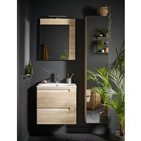 Meuble sous-vasque 60 cm sans plan 2 tiroirs INFINY︱Lapeyre