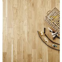 Parquet massif Chêne LORMONT verni mat - Sols et murs - Lapeyre