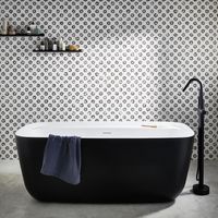 Baignoire droite acrylique BRUNEHILDE - Salle de bains