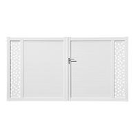 Portail battant PVC Arzal - Extérieur - Lapeyre