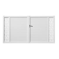 Portail battant PVC Arzal - Extérieur - Lapeyre