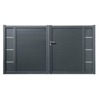 Portail battant PVC Arzal - Extérieur - Lapeyre