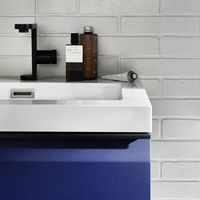 Meuble sous-vasque 60 cm sans plan 2 tiroirs YTRAC - Lapeyre