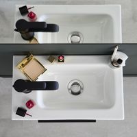 Meuble lave-mains WC Métal︱Lapeyre