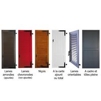 Volets Aluminum Florence persiennés - Fenêtres