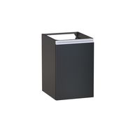 Bas 1 panier linge Formeo noir mat P/bla H60xL40xP45.5 Main Image