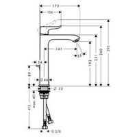 Mitigeur lavabo METRIS grand modèle - Salle de bains