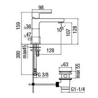 Mitigeur lavabo DIAMANT petit modèle - Salle de bains