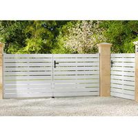 Portail battant PVC Luz - Extérieur