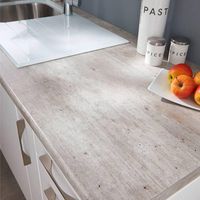 Plan de travail stratifié LUNE CENDRÉE P.65 x Ep.38 mm  -Lapeyre