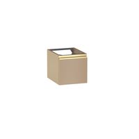 Bas 1 tiroirs gain de place Formeo camel mat P/dor H30xL30xP38.5 Main Image