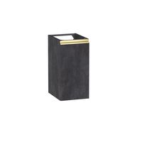 Bas 1 porte gain de place Formeo ardoise anthracite P/dor H60xL30xP38.5 G Main Image