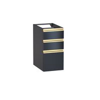 Bas 3 tiroirs Formeo bleu profond P/dor H60xL30xP45.5 Main Image