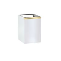 Bas 1 panier linge Formeo blanc P/dor H60xL40xP45.5 Main Image
