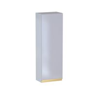Haut 1 porte Formeo gris lune brillant P/dor H90xL30xP20 G Main Image