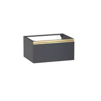 Sous vasque 1 tiroir Formeo caviar P/dor H30xL60xP45.5 Main Image