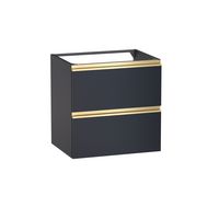 Sous vasque 2 tiroirs Formeo bleu profond P/dor H60xL60xP45.5 Main Image