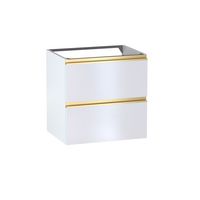 Sous vasque 2 tiroirs Formeo blanc P/dor H60xL60xP45.5 Main Image