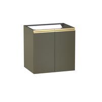 Sous vasque 2 portes Formeo olive P/dor H60xL60xP45.5 Main Image
