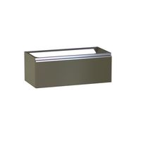 Sous vasque 1 tiroir gain de place Formeo olive P/ino H30xL80xP38.5 Main Image