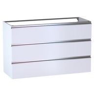 Sous vasque 3 tiroirs Formeo blanc mat P/ino H75xL120xP45.5 Main Image
