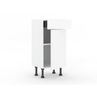 Meuble gain de place 1 porte,1 tiroir,2 tablettes