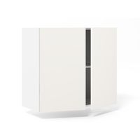 Haut 2 portes Agile blanc H77xL80xP35 Main Image