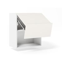 Meuble haut 2 portes pliantes 1 tablette