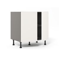 Bas 2 portes Agile blanc H92xL80xP63 Main Image