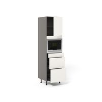 Colonne N45 2 cass+1 tiroir+1porte Agile blanc H225xL60xP63 D Main Image