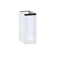 Bas 1 porte Formeo blanc P/noir H75xL30xP45.5 D Main Image
