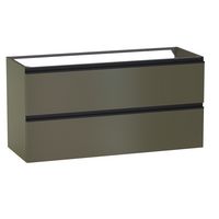 Sous vasque 2 tiroirs Formeo olive P/noir H60xL120xP45.5 Main Image