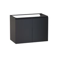 Sous vasque 2 portes Formeo noir mat P/noir H60xL80xP45.5 Main Image