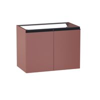 Sous vasque 2 portes Formeo terra P/noir H60xL80xP45.5 Main Image