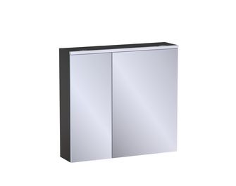 Armoire de toilette L.80 cm, décor verni laqué FORMEO