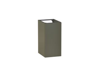 Meuble complément sous-vasque gain de place H.60 cm, 1 porte, décor uni FORMEO