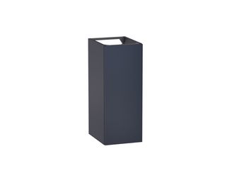 Meuble complément sous-vasque gain de place H.75 cm, 1 porte, décor verni laqué FORMEO
