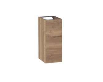 Meuble complément sous-vasque gain de place H.75 cm, 1 porte, décor naturel FORMEO