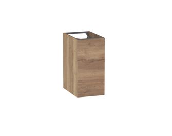 Meuble complément sous-vasque, H.60 cm, 1 porte, décor naturel FORMEO