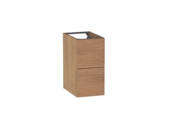 Meuble complément sous-vasque, 2 tiroirs, décor naturel FORMEO