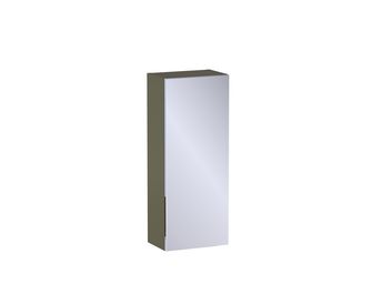 Meuble haut de salle de bains H.75 cm, 1 porte miroir, décor uni FORMEO