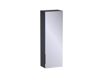 Meuble haut de salle de bains H.90 cm, 1 porte miroir, décor uni FORMEO