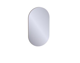 Miroir de salle de bains ovale 50x90 cm, décor naturel FORMEO
