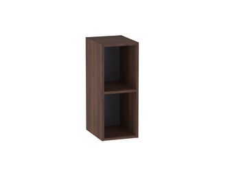 Meuble complément sous-vasque gain de place, 2 niches, H.75 cm, décor naturel FORMEO