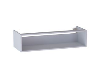 Meuble sous-vasque L.120 cm, niche, décor verni laqué FORMEO
